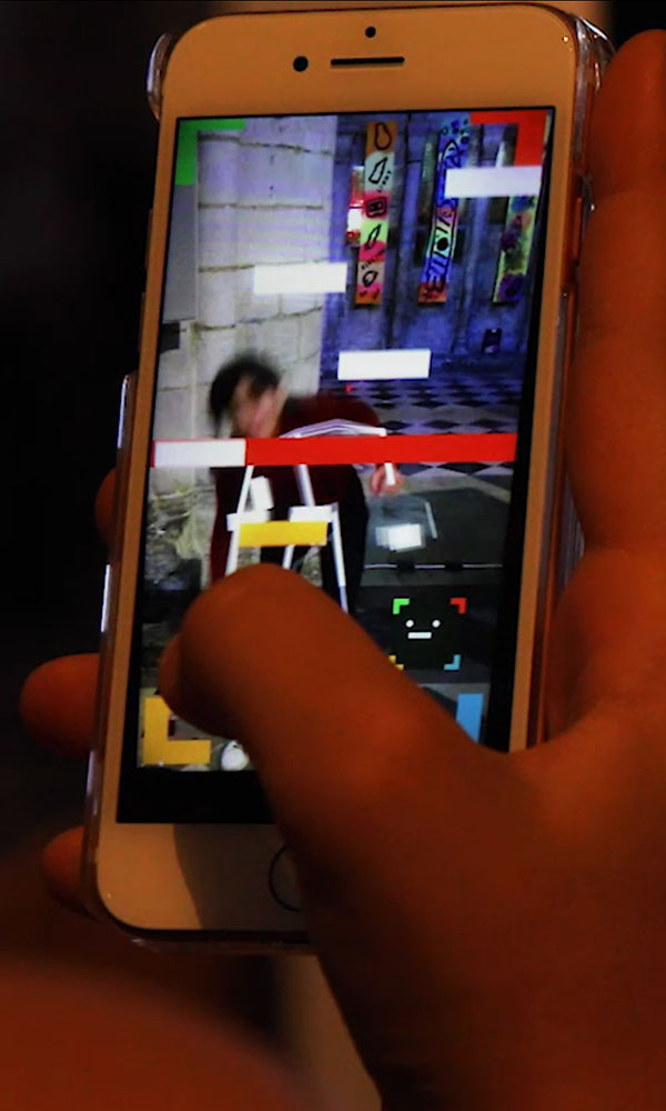 BaseBot Kinect science festival game